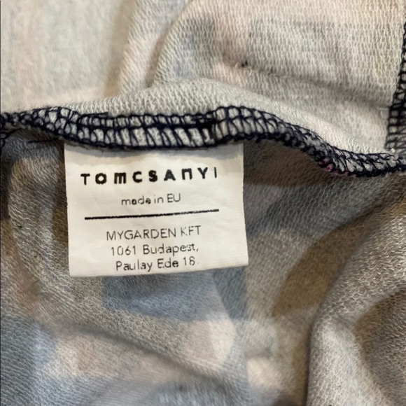 Tomcsanyi PARAD HOODED SWEATSHIRT DRESS 'CHECKED' - Picture 7 of 8